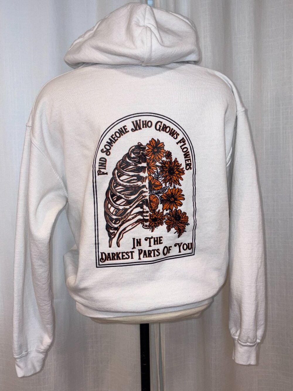 Zach Bryan Hoodie Merch - Flowers In The Darkest Parts Of You